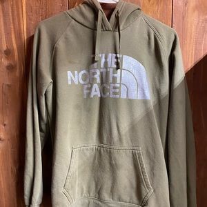 Green Northface Hoodie
